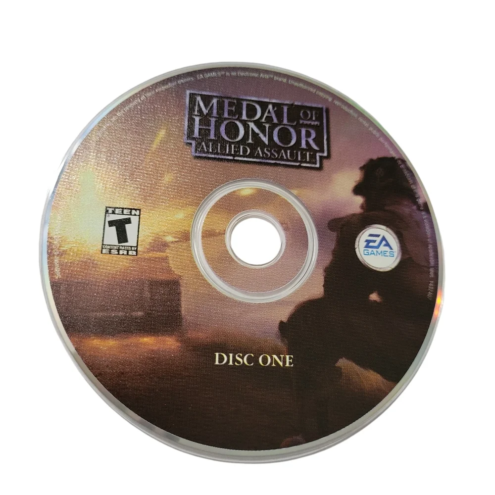 Medal of Honor Allied Assault 2 CD & Spearhead Expansion Pack 1CD for PC 2002